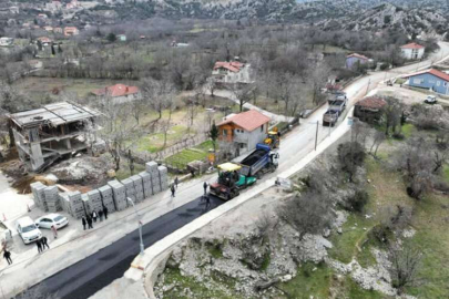 Büyükşehir’den İbradı’ya sıcak asfalt