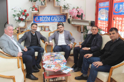 İYİ PARTİLİLER, GAZETEMİZİ ZİYARET ETTİLER