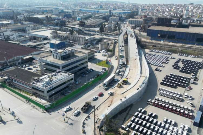 Darıca'daki köprü inşaatında sona doğru