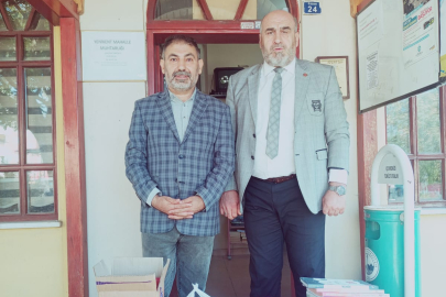 MUHTAR EROL KÜÇÜK’TEN ŞEHİT KÜTÜPHANELERİNE KİTAP DESTEĞİ