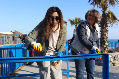 İzmir Güzelbahçe'den ‘boyanı, fırçanı al gel’ kampanyası
