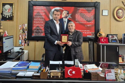 29 Yıllık Emektar Teknisyen Plaketle Uğurlandı