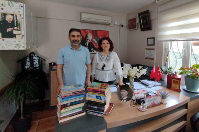 MUHTARLARDAN ŞEHİT KÜTÜPHANESİNE ANLAMLI DESTEK