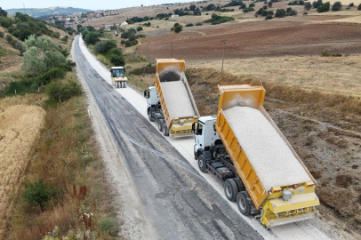 Eskişehir kırsalında yol seferberliği