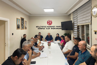 MHP Körfez İlçe Teşkilatı Çalışmalarını Sürdürüyor