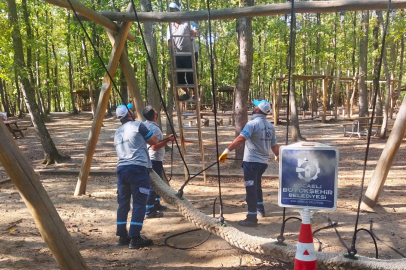 Kocaeli Ormanya’da oyun gruplarına periyodik bakım