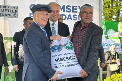 Bursa Mustafakemalpaşa'da çiftçilere büyük destek