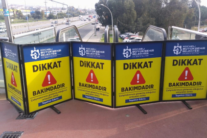 Kocaeli'de yürüyen merdivenlere Kasım bakımı