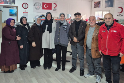 BBP  KADIN KOLLARI’NDAN TÜRK KIZILAY KÖRFEZ ŞUBESİNİ ZİYARET