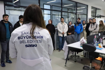 SASKİ geleceğin sağlık neferlerini tesislerinde ağırladı