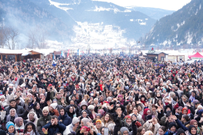 Uzungöl Kış Festivali’nde üçüncü gün coşkusu