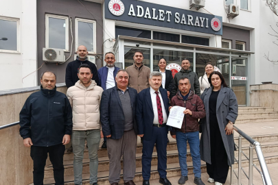 YAHYA ÖZTÜRK VE YÖNETİMİ MAZBATASINI ALDI