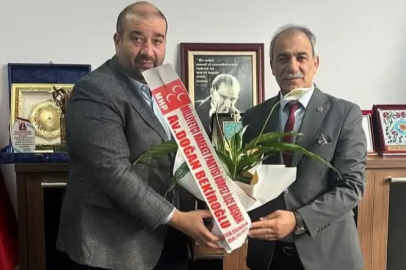 MHP KÖRFEZ’DEN ALİ KARADENİZ’E HAYIRLI OLSUN ZİYARETİ