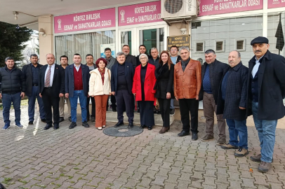 MUHTARLARDAN YAHYA ÖZTÜRK’E HAYIRLI OLSUN ZİYARETİ