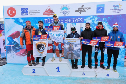 Uluslararası Erciyes Dağ Kayağı Yarışları sona erdi