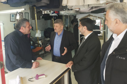 ESNAF ZİYARETLERİYLE GÖNÜL KÖPRÜSÜ KURULUYOR