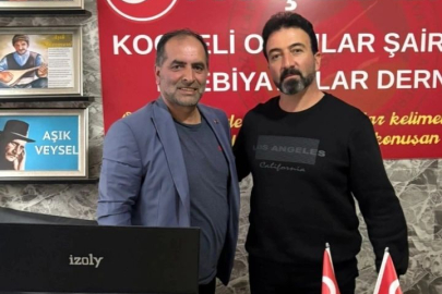 ŞAİR VE HALK OZANI SERDAR ALYAKUT’TAN KOŞEDER’E ZİYARET