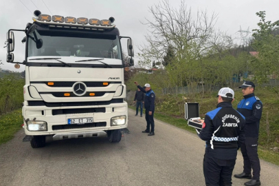 Ordu’da ağır tonajlı araçlara sıkı denetim