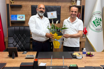 Okudan'dan Başkan Özer'e Tebrik Ziyareti