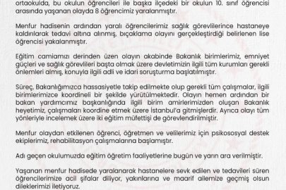 Başakşehir’de o okulda eğitime 2 gün ara!