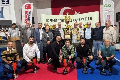 Dünyanın en büyük Yorkshire Kanarya Yarışması Edremit’te yapıldı