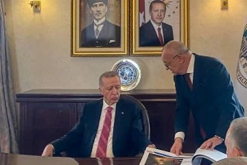Başkan Ergün, Cumhurbaşkanı Erdoğan’a dev projeleri aktardı