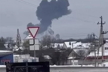 Rusya'da askeri nakliye uçağı düştü!